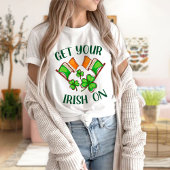 Tシャツにアイルランド語を着て、St patricks day Tシャツ