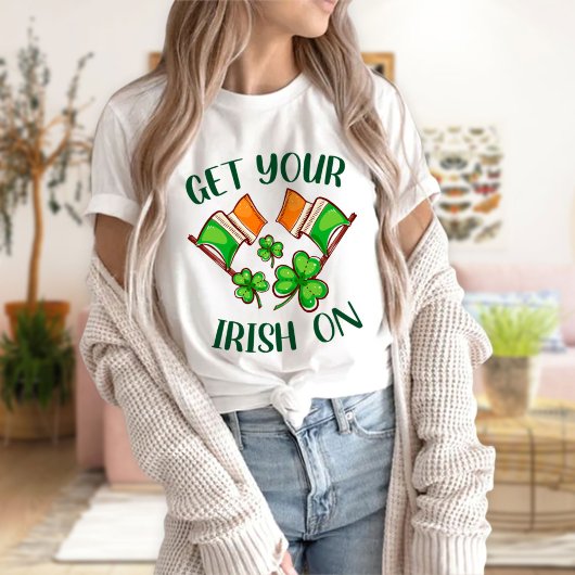 Tシャツにアイルランド語を着て、St patricks day Tシャツ