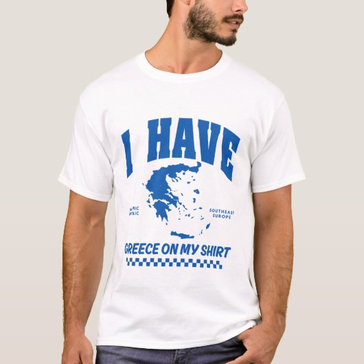 Tシャツにギリシャあり Tシャツ (正面)