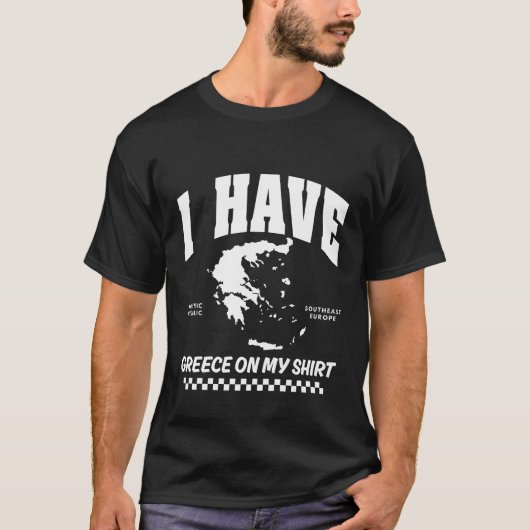 Tシャツにギリシャ Tシャツ (正面)