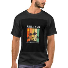 Tシャツにサンキスを放つ