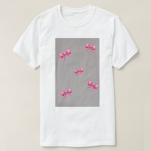 Tシャツにボウ Tシャツ (デザイン正面)