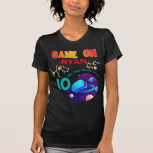 Tシャツに合うVR誕生日ボーイゲーマーパーティー群 Tシャツ