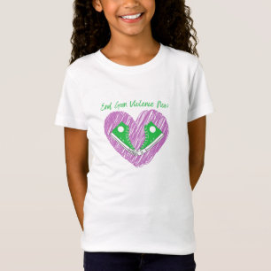 Tシャツに抗議するEnd Gun Virance Green High Top Tシャツ