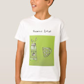 Tシャツに描かれた子供のアートワーク Tシャツ (正面)