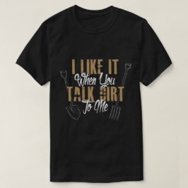 Tシャツに泥を入れて話すユニセックスと気に入る Tシャツ