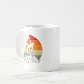 Tシャツに登る コーヒーマグカップ (正面左)