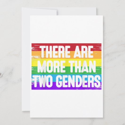 Tシャツに2人を超えるギフトマンがいる 招待状 (裏面)