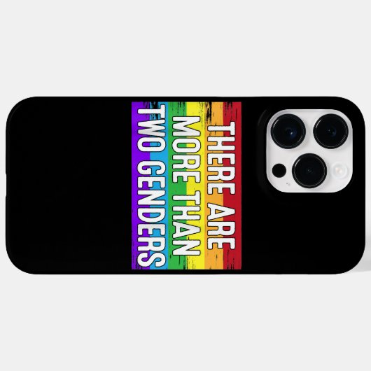 Tシャツに2人を超えるギフトマンがいる Case-Mate iPhoneケース (裏面 (横))