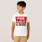 Tシャツのおもしろい販売のための弟 Tシャツ (正面フル)