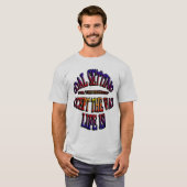 Tシャツのように人生を受け入れる Tシャツ (正面フル)