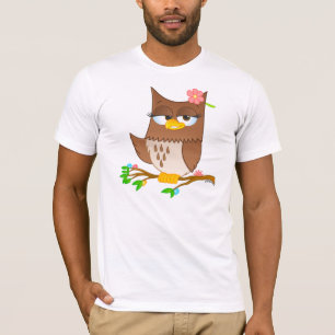 TシャツのオリビアかわいいVonHootの漫画 Tシャツ