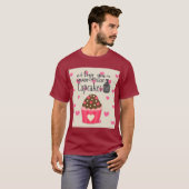 Tシャツのカップケーキより君が好き Tシャツ (正面フル)