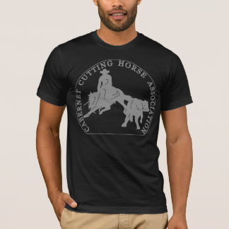 TシャツのカバルネワインCHAのアメリカのNoirロゴGris Tシャツ