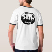 TシャツのクラスカスタマイズYou Yearのフォント/カラー Tシャツ (裏面フル)