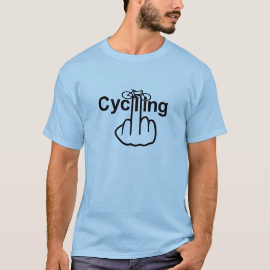 Tシャツのサイクルフリップ Tシャツ (正面)