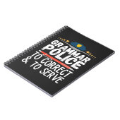 Tシャツのサービスと修正を警察に依頼 ノートブック (左側)