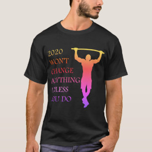 Tシャツのジム贈り物2020:クリスマスフィットネス Tシャツ