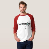 Tシャツのスイミングフリップ Tシャツ (正面フル)