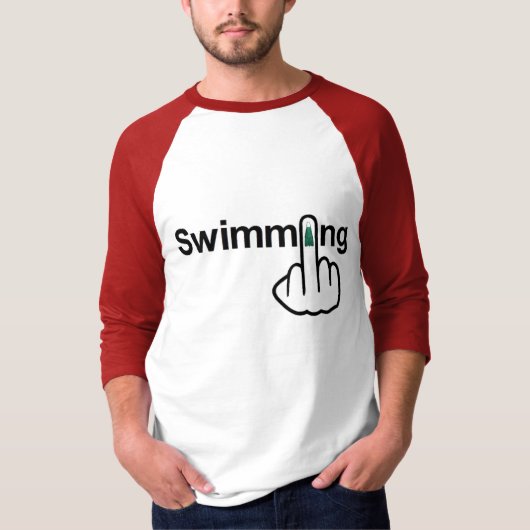 Tシャツのスイミングフリップ Tシャツ (正面)