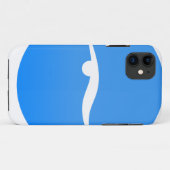Tシャツのスイミングロゴ Case-Mate iPhoneケース (裏面(横))