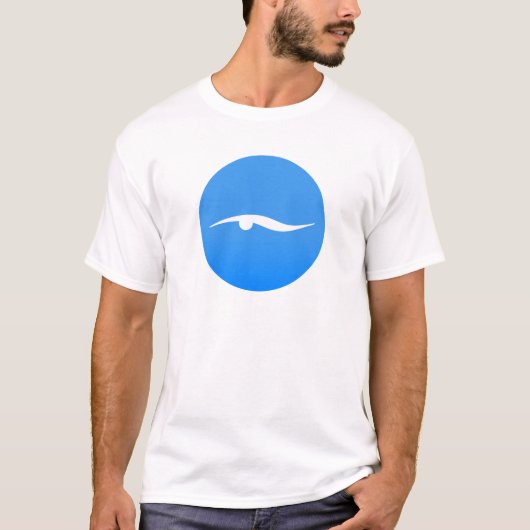 Tシャツのスイミングロゴ Tシャツ (正面)