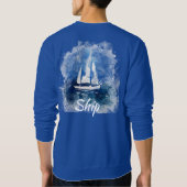 Tシャツのセーター スウェットシャツ (裏面)