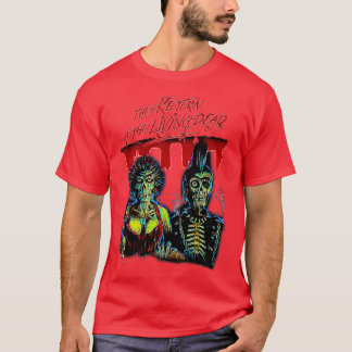 Tシャツのゾンビホラークラシックファンアプリの復活 Tシャツ