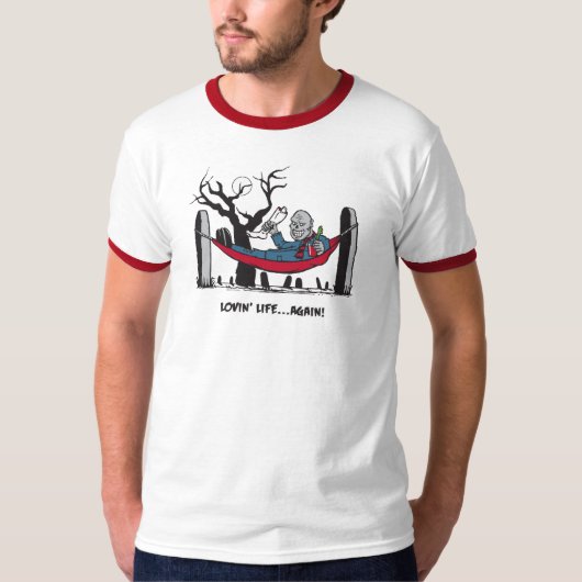 TシャツのゾンビLOVINの生命! Tシャツ (正面)