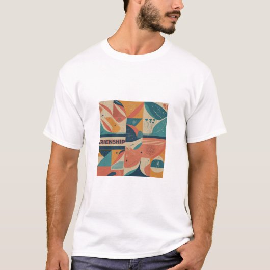 Tシャツのタイトルは「友情」。 Tシャツ (正面)