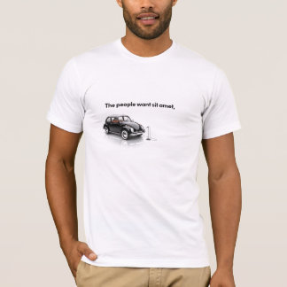 Tシャツのテンプレート- 1ライン Tシャツ