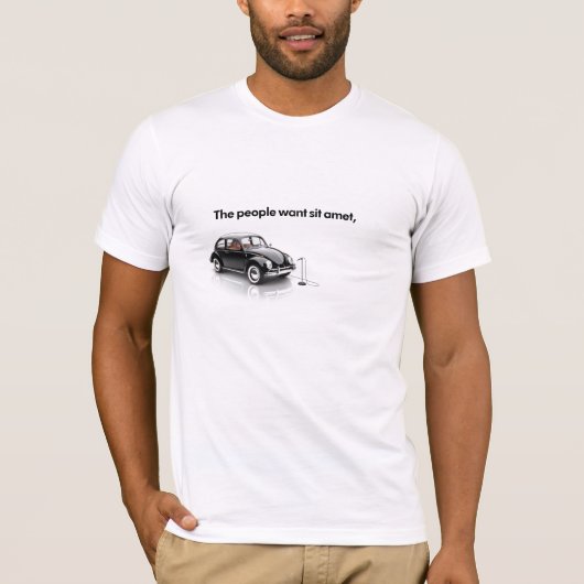 Tシャツのテンプレート- 1ライン Tシャツ (正面)