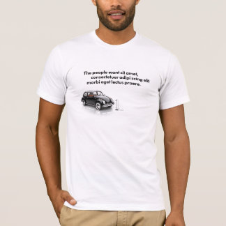 Tシャツのテンプレート- 3ライン Tシャツ