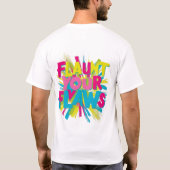 Tシャツのデザイン: Tシャツ (裏面)