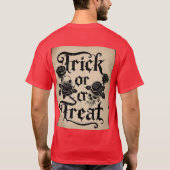 Tシャツのトリックオアトリート Tシャツ (裏面)