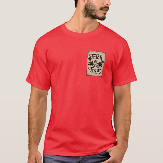 Tシャツのトリックオアトリート Tシャツ (正面)