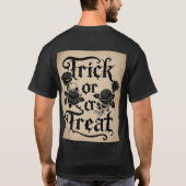 Tシャツのトリックオアトリート Tシャツ (裏面)