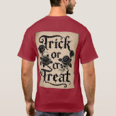Tシャツのトリックオアトリート Tシャツ (裏面)