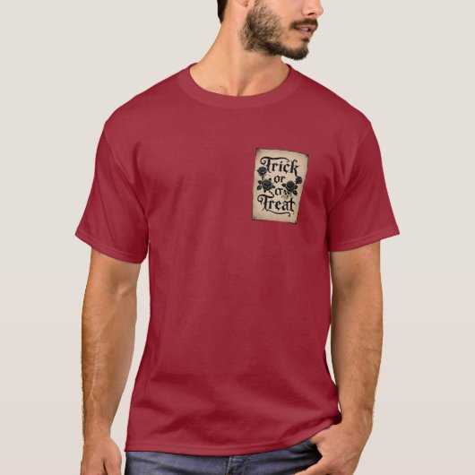 Tシャツのトリックオアトリート Tシャツ (正面)