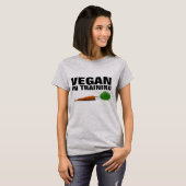 Tシャツのトレーニングビーガン Tシャツ (正面フル)