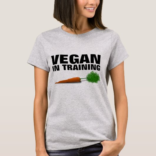 Tシャツのトレーニングビーガン Tシャツ (正面)