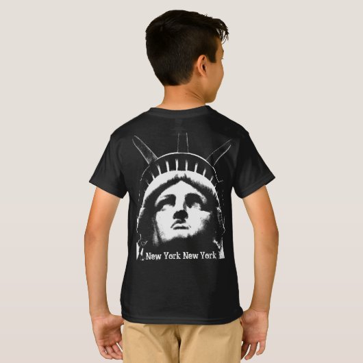 Tシャツのニューヨークのワイシャツの記念品自由の女神 Tシャツ (裏面フル)