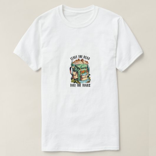 Tシャツのハイキング Tシャツ (デザイン正面)