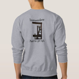 Tシャツのハイシャツを買うために鉄工員が支払った スウェットシャツ
