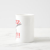 Tシャツのバズ ボーンチャイナマグカップ (正面)