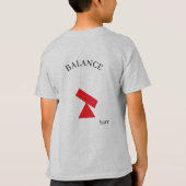 Tシャツのバランス Tシャツ (裏面)