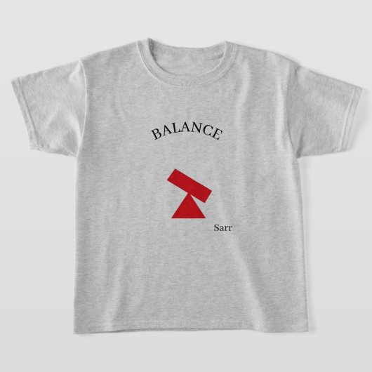 Tシャツのバランス Tシャツ (レイダウン)