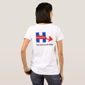 Tシャツのバーニーかバスト Tシャツ (裏面フル)