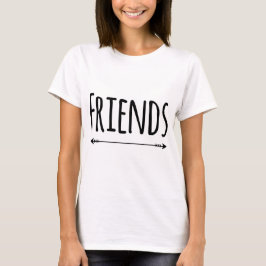 Tシャツのパート２ (友人)一致させている親友 Tシャツ