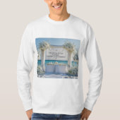 Tシャツのマッチング対ユニセックス長袖T。 Tシャツ (正面)